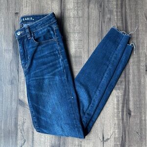 American Eagle Super Hi-Rise jeggings crop